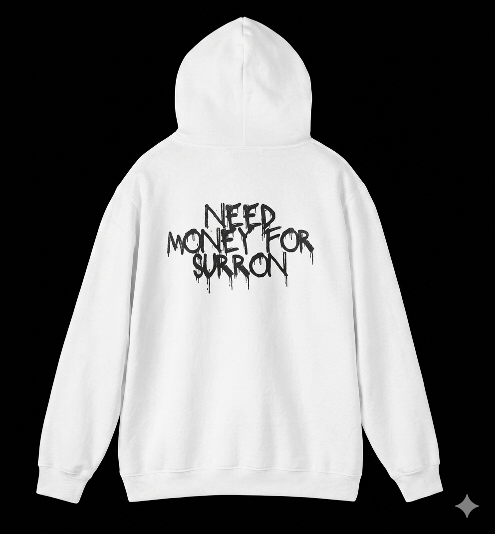 GoKartGod Rider Hoodie — White